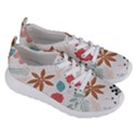 Nature Shape Leaves Flowers Art Women s Lightweight Sports Shoes View3