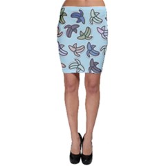 Bananas Repetition Repeat Pattern Bodycon Skirt by Pakrebo