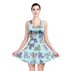 Bananas Repetition Repeat Pattern Reversible Skater Dress by Pakrebo