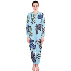 Bananas Repetition Repeat Pattern Onepiece Jumpsuit (ladies)  by Pakrebo