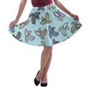 Bananas Repetition Repeat Pattern A-line Skater Skirt View1