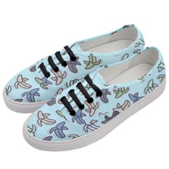 Bananas Repetition Repeat Pattern Women s Classic Low Top Sneakers by Pakrebo