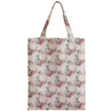 Floral Pattern Scrapbook Decorative Zipper Classic Tote Bag View1