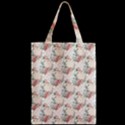 Floral Pattern Scrapbook Decorative Zipper Classic Tote Bag View2