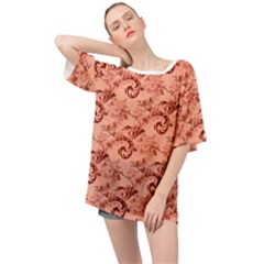 Vintage Seamless Decorative Oversized Chiffon Top