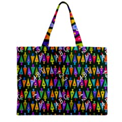 Pattern Back To School Schultüte Zipper Mini Tote Bag by Pakrebo