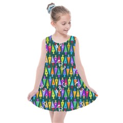 Pattern Back To School Schultüte Kids  Summer Dress by Pakrebo