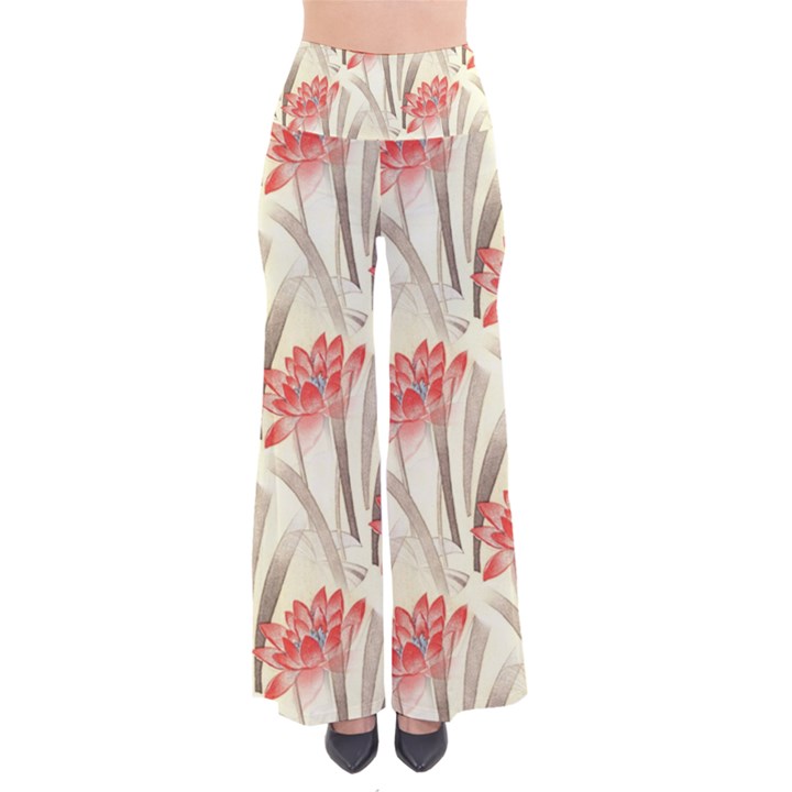 Flower Flora Leaf Wallpaper So Vintage Palazzo Pants