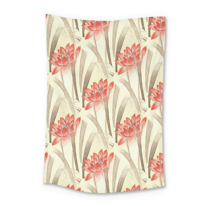 Flower Flora Leaf Wallpaper Small Tapestry