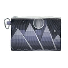 Background Stylized Scenery Canvas Cosmetic Bag (large) by Pakrebo