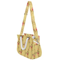 Pattern Backgrounds And Textures Rope Handles Shoulder Strap Bag