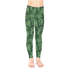 Leaf Flora Nature Desktop Herbal Kids  Legging by Pakrebo