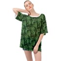 Leaf Flora Nature Desktop Herbal Oversized Chiffon Top View1