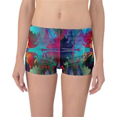 Background Sci Fi Fantasy Colorful Reversible Boyleg Bikini Bottoms by Pakrebo