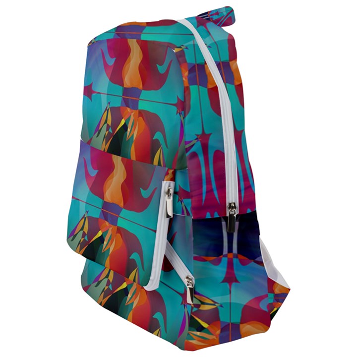 Background Sci Fi Fantasy Colorful Travelers  Backpack