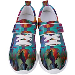 Background Sci Fi Fantasy Colorful Women s Velcro Strap Shoes by Pakrebo