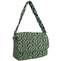 Abstract Pattern Flower Leaf Courier Bag View1