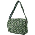 Abstract Pattern Flower Leaf Courier Bag View2