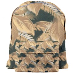 Scrapbook Leaves Decorative Giant Full Print Backpack by Pakrebo