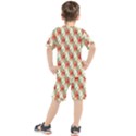 Seamless Background Vintage Kids  Tee and Shorts Set View2