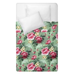 Floral Pattern Ornate Decorative Duvet Cover Double Side (single Size) by Pakrebo