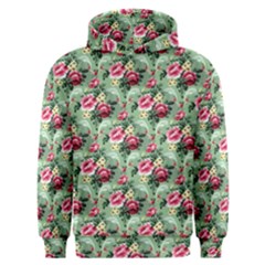 Floral Pattern Ornate Decorative Men s Overhead Hoodie by Pakrebo