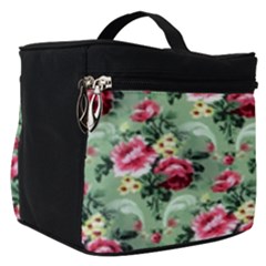 Floral Pattern Ornate Decorative Make Up Travel Bag (small) by Pakrebo