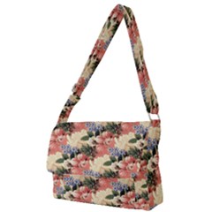 Flower Floral Decoration Pattern Full Print Messenger Bag by Pakrebo