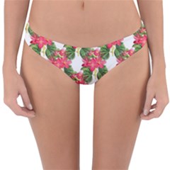 Floral Seamless Decorative Spring Reversible Hipster Bikini Bottoms by Pakrebo