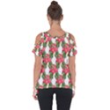 Floral Seamless Decorative Spring Cut Out Side Drop Tee View2