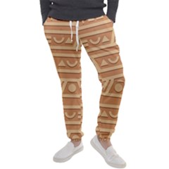 Background Non Seamless Pattern Brown Men s Jogger Sweatpants