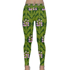 Pattern Nature Texture Heather Classic Yoga Leggings by Pakrebo