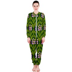 Pattern Nature Texture Heather Onepiece Jumpsuit (ladies)  by Pakrebo