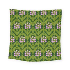 Pattern Nature Texture Heather Square Tapestry (small) by Pakrebo