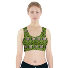 Pattern Nature Texture Heather Sports Bra With Pocket by Pakrebo