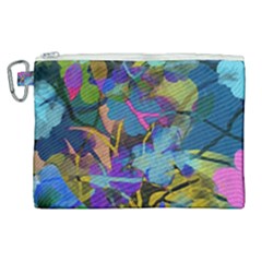 Flowers Abstract Branches Canvas Cosmetic Bag (xl)