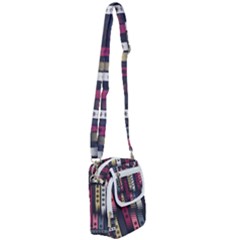 Non Seamless Pattern Background Shoulder Strap Belt Bag