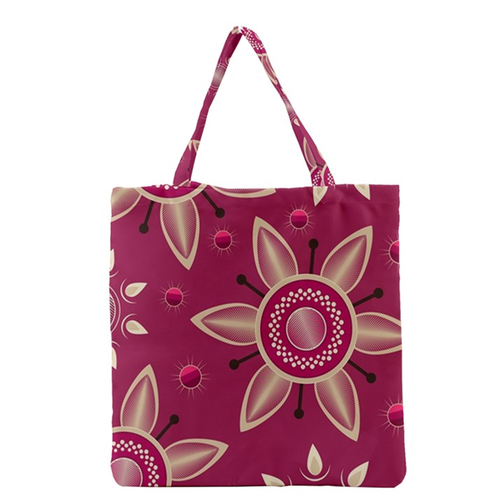 Background Non Seamless Pattern Art Grocery Tote Bag