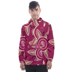 Background Non Seamless Pattern Art Men s Front Pocket Pullover Windbreaker