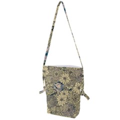 Abstract Art Artistic Botanical Folding Shoulder Bag by Pakrebo