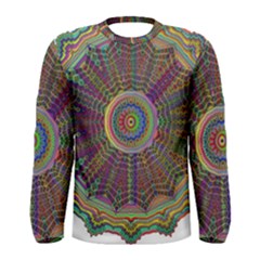 Mandala Decorative Ornamental Men s Long Sleeve Tee