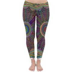 Mandala Decorative Ornamental Classic Winter Leggings by Pakrebo