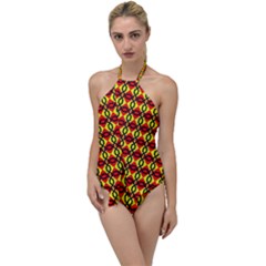 Rby-2-6 Go With The Flow One Piece Swimsuit by ArtworkByPatrick