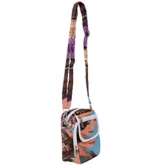 Flower Crown Shoulder Strap Belt Bag