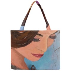 Flower Crown Mini Tote Bag by CKArtCreations