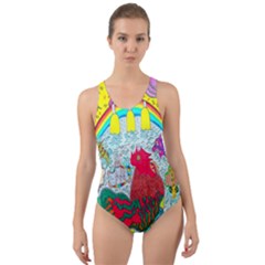 Supersonic Key West Gypsy Blast Cut-out Back One Piece Swimsuit