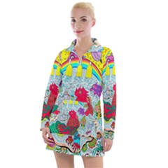 Supersonic Key West Gypsy Blast Women s Long Sleeve Casual Dress by chellerayartisans