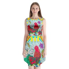 Supersonic Key West Gypsy Blast Sleeveless Chiffon Dress   by chellerayartisans