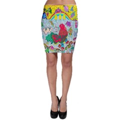 Supersonic Key West Gypsy Blast Bodycon Skirt by chellerayartisans