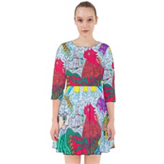 Supersonic Key West Gypsy Blast Smock Dress